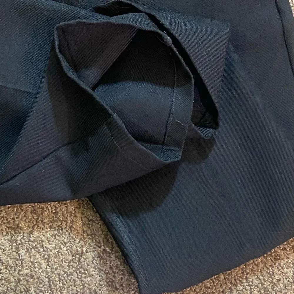 Levi's Black Pants Dress Men’s with Copped Button Size 40 Jeans